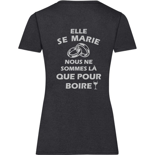 T-Shirt  Elle se marie 